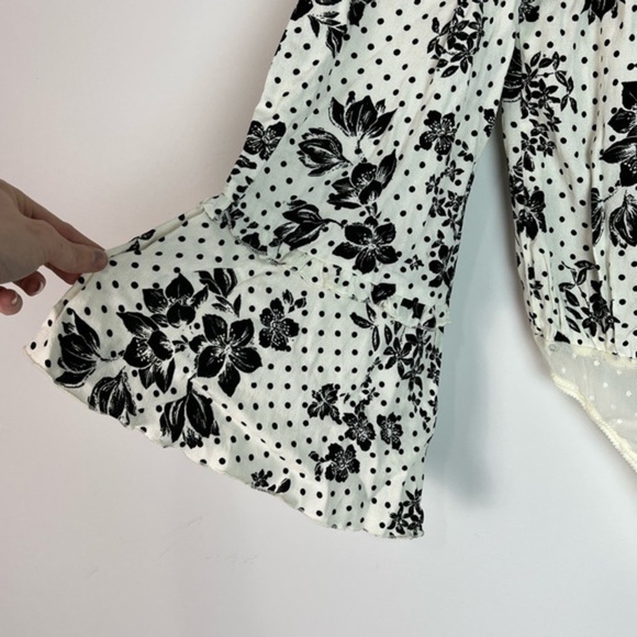 Free People One On One Date Bodysuit Tea Combo size small - Picture 6 of 13